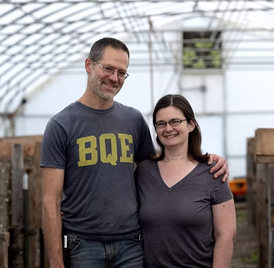 Aimee and Jeremy McAdams of Clayton, Wisconsin, Northwood Mushrooms